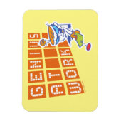 Dexter "Genius op het werk" Magneet (Verticaal)