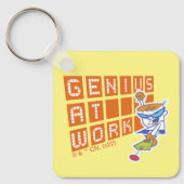 Dexter "Genius op het werk" Sleutelhanger (Voorkant)