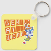 Dexter "Genius op het werk" Sleutelhanger (Achterkant)