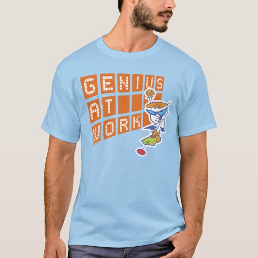 Dexter "Genius op het werk" T-shirt (Voorkant)