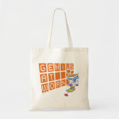 Dexter "Genius op het werk" Tote Bag (Voorkant)