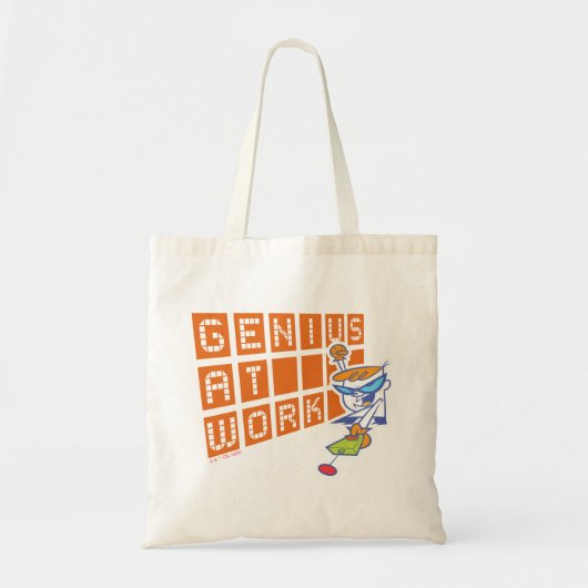 Dexter "Genius op het werk" Tote Bag (Voorkant)