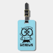 Dexter "Genius" Overzicht Grafisch Bagagelabel (Voorkant verticaal)