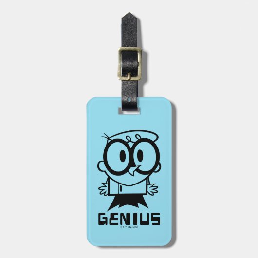 Dexter "Genius" Overzicht Grafisch Bagagelabel (Voorkant verticaal)