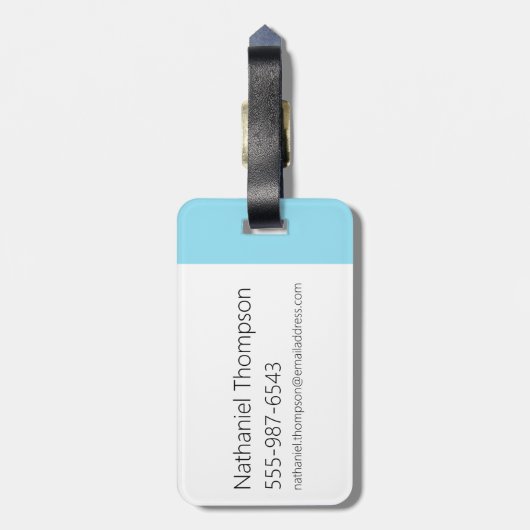 Dexter "Genius" Overzicht Grafisch Bagagelabel (Achterkant verticaal)