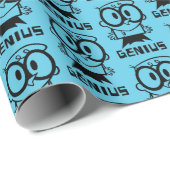 Dexter "Genius" Overzicht Grafisch Cadeaupapier (Rol Hoek)