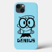 Dexter "Genius" Overzicht Grafisch Case-Mate iPhone Case (Achterkant)