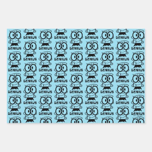 Dexter "Genius" Overzicht Grafisch Inpakpapier Vel (Voorkant 3)