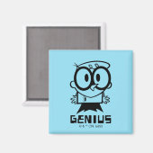 Dexter "Genius" Overzicht Grafisch Magneet (Voorkant / Achterkant)