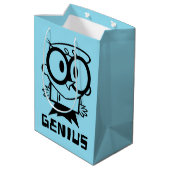 Dexter "Genius" Overzicht Grafisch Medium Cadeauzakje (Achterkant Gekanteld)