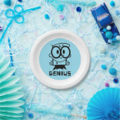 Dexter "Genius" Overzicht Grafisch Papieren Bordje (Feest)