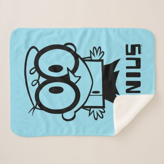 Dexter "Genius" Overzicht Grafisch Sherpa Deken (Voorkant (horizontaal))