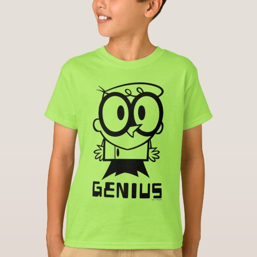 Dexter "Genius" Overzicht Grafisch T-shirt (Voorkant)
