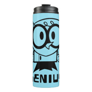 Dexter "Genius" Overzicht Grafisch Thermosbeker