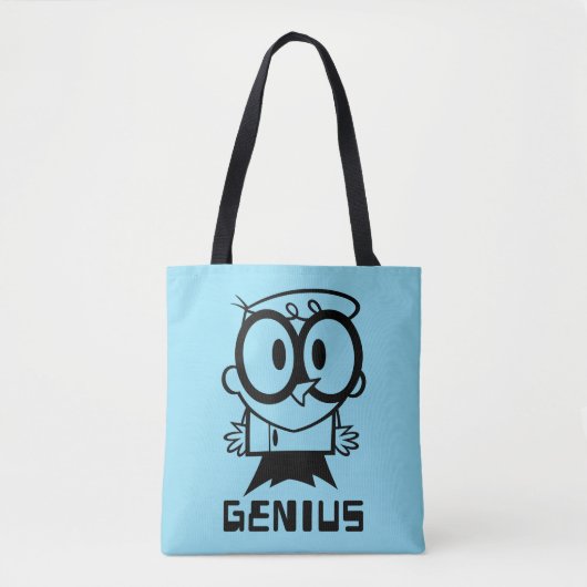 Dexter "Genius" Overzicht Grafisch Tote Bag (Voorkant)