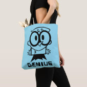Dexter "Genius" Overzicht Grafisch Tote Bag (Dichtbij)