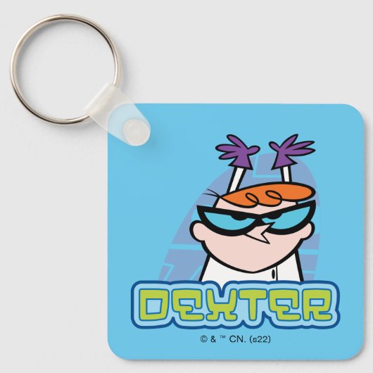 Dexter Karakter Naam Grafisch Sleutelhanger (Voorkant)