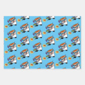 Dexter met afstandsbediening inpakpapier vel (Voorkant)