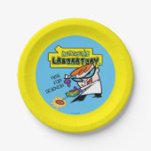 Dexter met afstandsbediening papieren bordje (Voorkant)