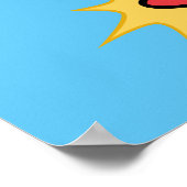 Dexter met afstandsbediening poster (Hoek)