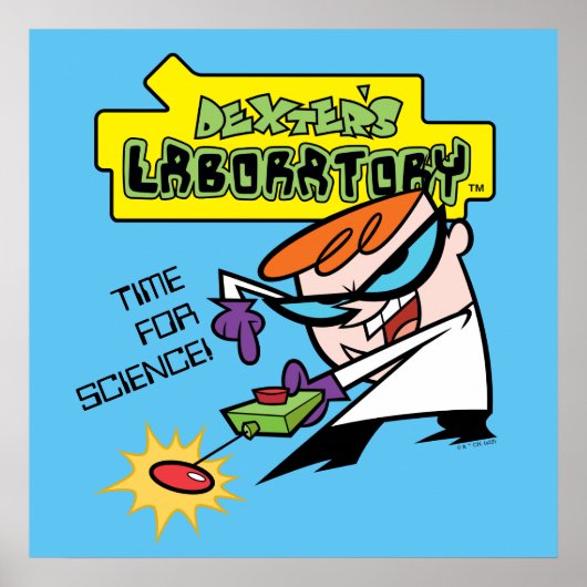 Dexter met afstandsbediening poster (Voorkant)