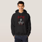 Dexter Red Tie Portrait Hoodie (Voorkant volledig)