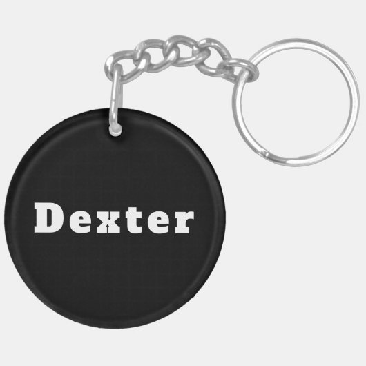 Dexter Sleutelhanger (Achterkant Links)