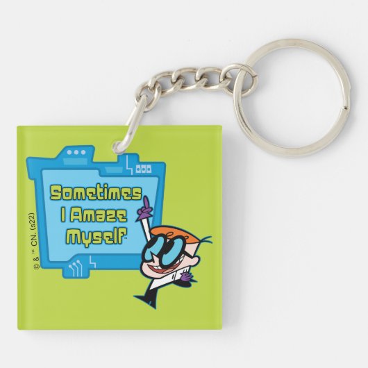 Dexter - Sometimes I Amaze Myself Sleutelhanger (Achterkant)