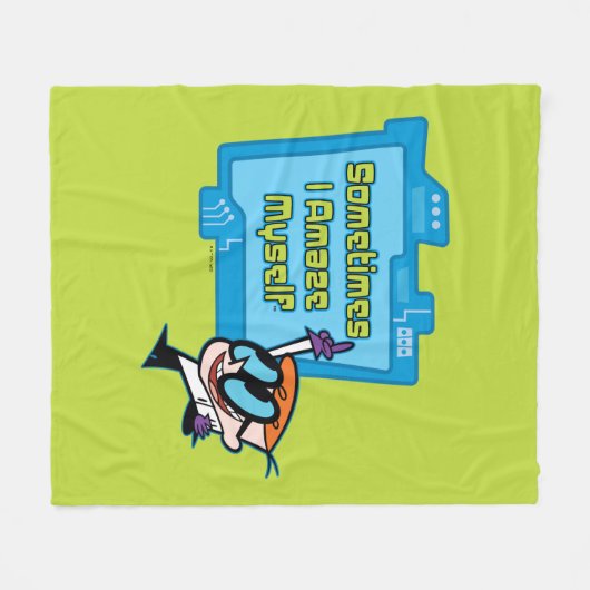 Dexter - Soms verbaas ik me zelf Fleece Deken (Voorkant (Horizontaal))