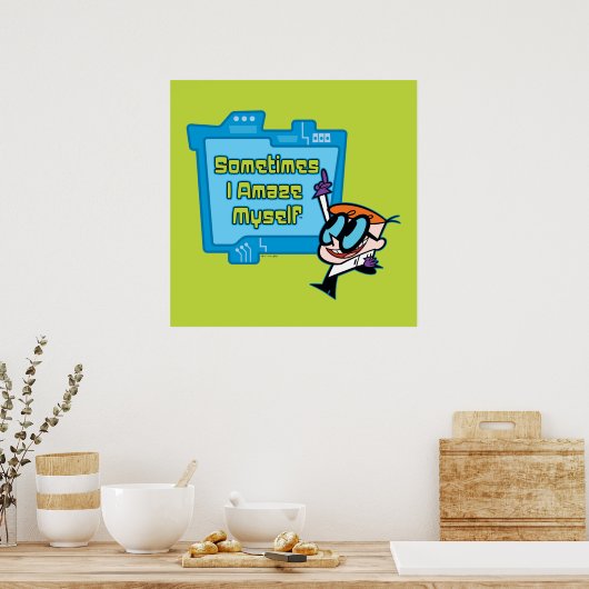 Dexter - Soms verbaas ik me zelf Poster (Keuken)