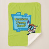 Dexter - Soms verbaas ik me zelf Sherpa Deken (Voorkant)