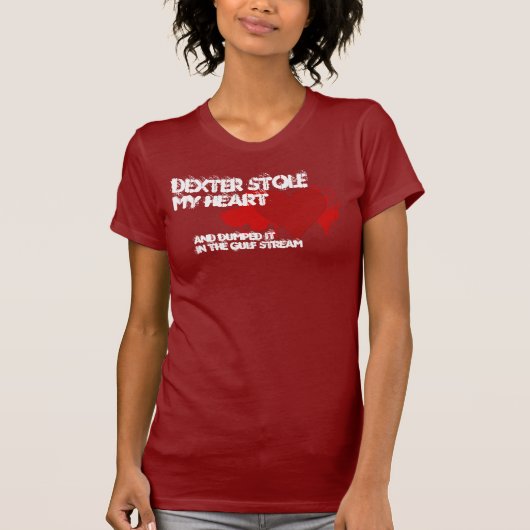 Dexter Stole My Heart T-shirt (Voorkant)
