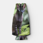 Dexter The Black Siamese Cat, Bottle Cooler (Achterkant)