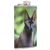 Dexter The Black Siamese Cat, Hip Flask Heupfles (Rechts)