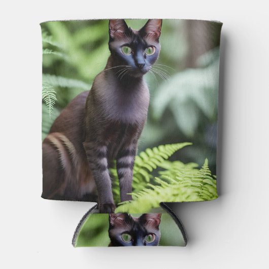 Dexter The Black Siamese Cat, Koelbox Blikjeskoeler (Voorkant)