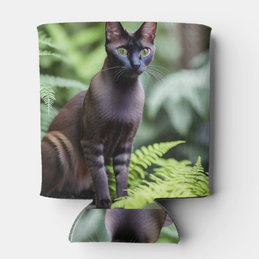 Dexter The Black Siamese Cat, Koelbox Blikjeskoeler (Achterkant)