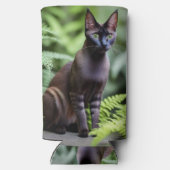 Dexter The Black Siamese Cat, Seltzer Koelbox Blikjeskoeler (Achterkant)