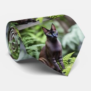 Dexter The Black Siamese Cat, Stropdas