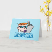 Dexter - Wat een mooie dag voor de wetenschap! Kaart (Gele Bloem)