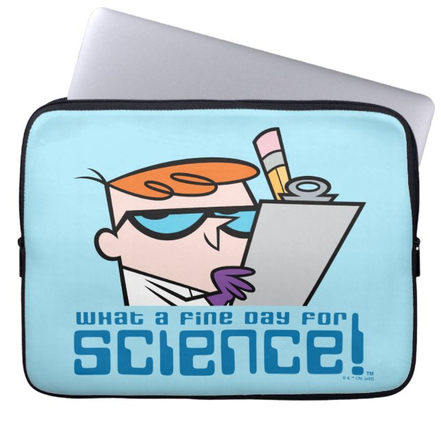 Dexter - Wat een mooie dag voor de wetenschap! Laptop Sleeve (Voorkant)