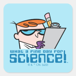 Dexter - Wat een mooie dag voor de wetenschap! Vierkante Sticker