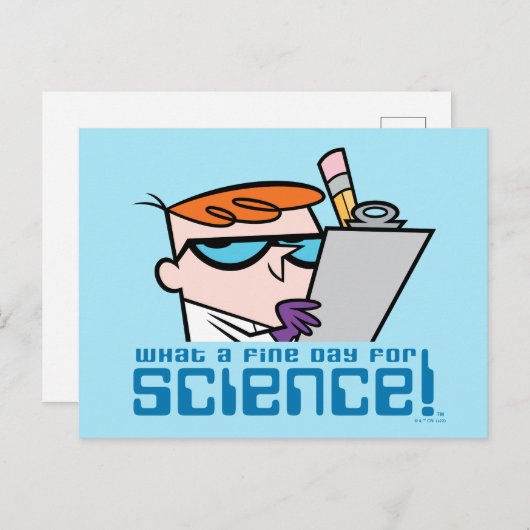 Dexter - What A Fine Day For Science! Briefkaart (Voorkant / Achterkant)