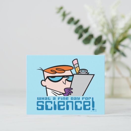 Dexter - What A Fine Day For Science! Briefkaart (Staand voorkant)