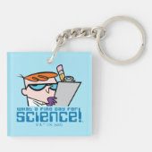 Dexter - What A Fine Day For Science Sleutelhanger (Achterkant)