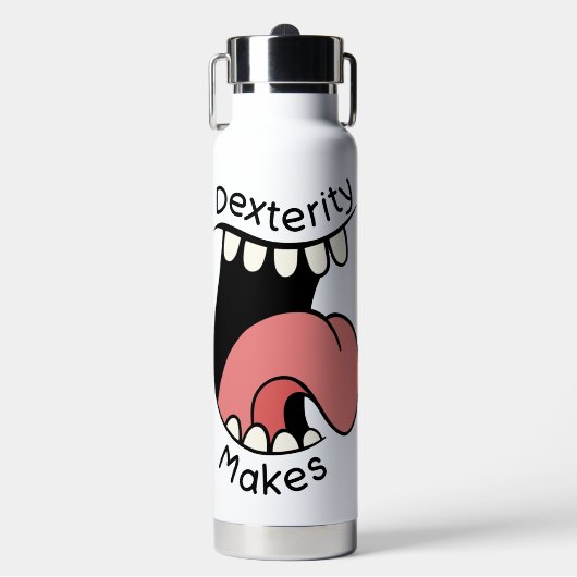 Dexterity maakt waterfles (Voorkant)