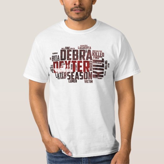 Dexter's familie Tshirt. T-shirt (Voorkant)