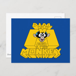 Dexter's Laboratory - Dial M for Monkey Briefkaart