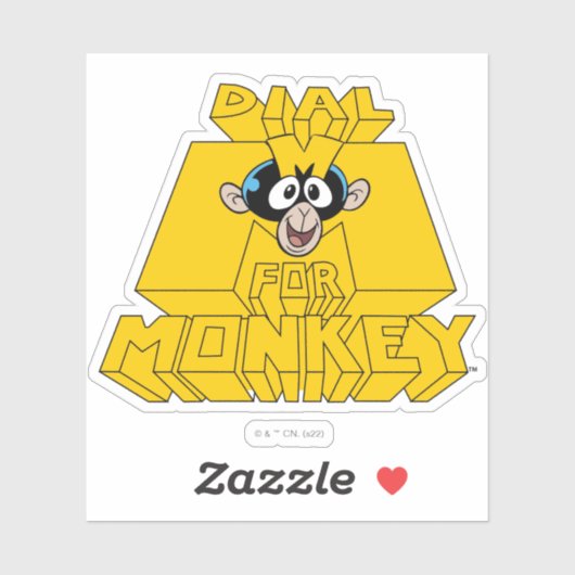 Dexter's Laboratory - Dial M for Monkey Sticker (Vel)