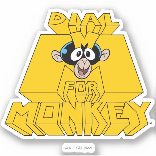 Dexter's Laboratory - Dial M for Monkey Sticker (Voorkant)