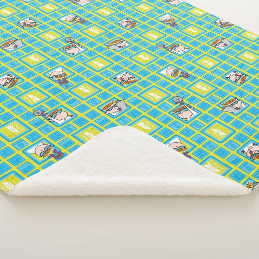 Dexter's Laboratory Experiments Pattern Sherpa Deken (3/4)